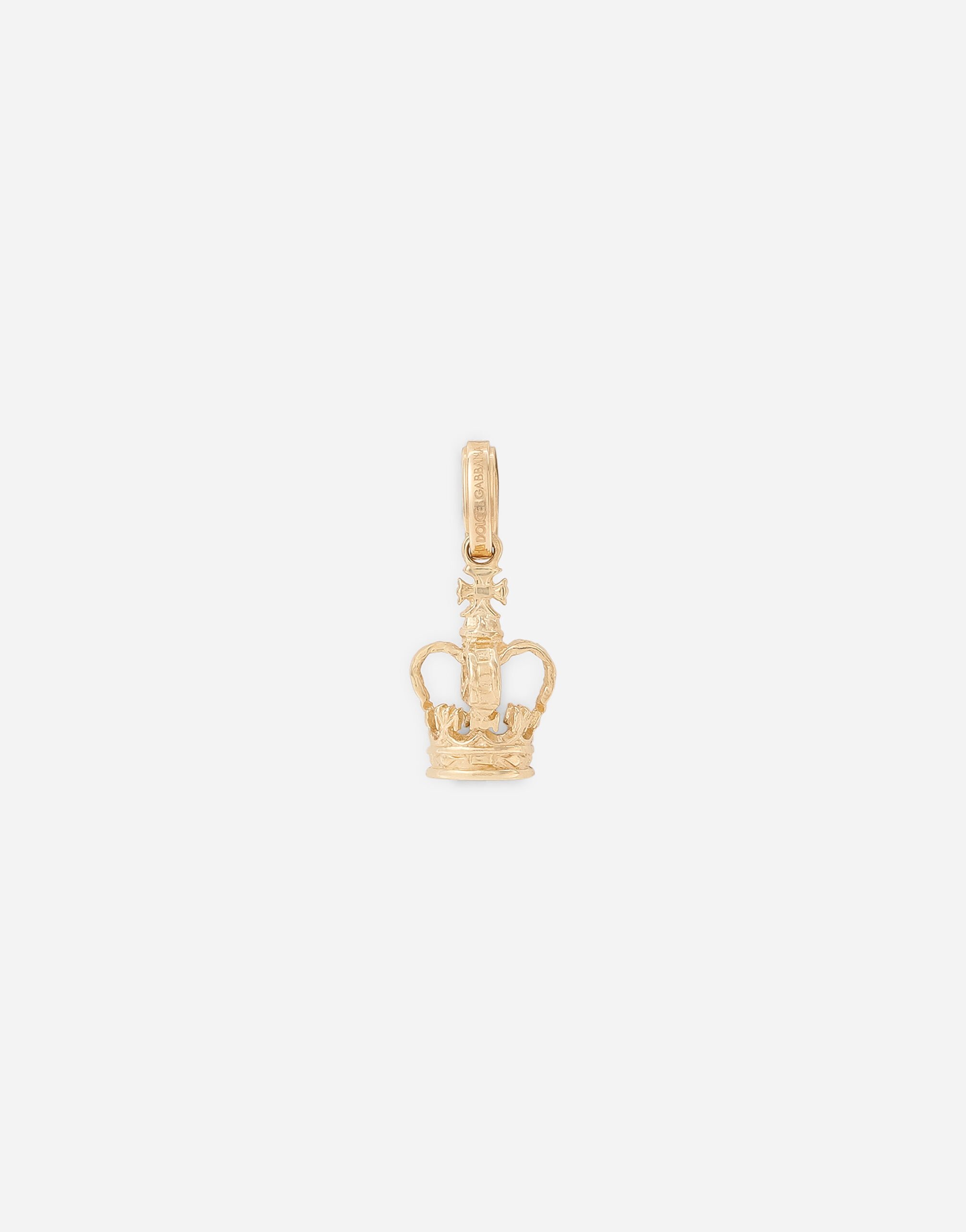 ${brand} Charm Crown in oro giallo ${colorDescription} ${masterID}