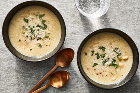 Creamy White Bean Soup in bowls