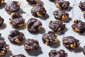 a recipe photo of the Dark Chocolate Cashew Clusters