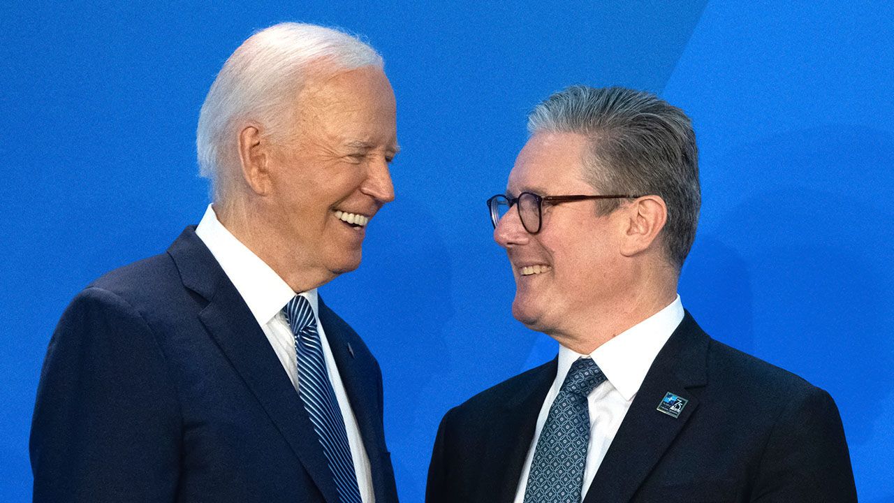 President Jo Biden and Prime Minister Keir Starmer