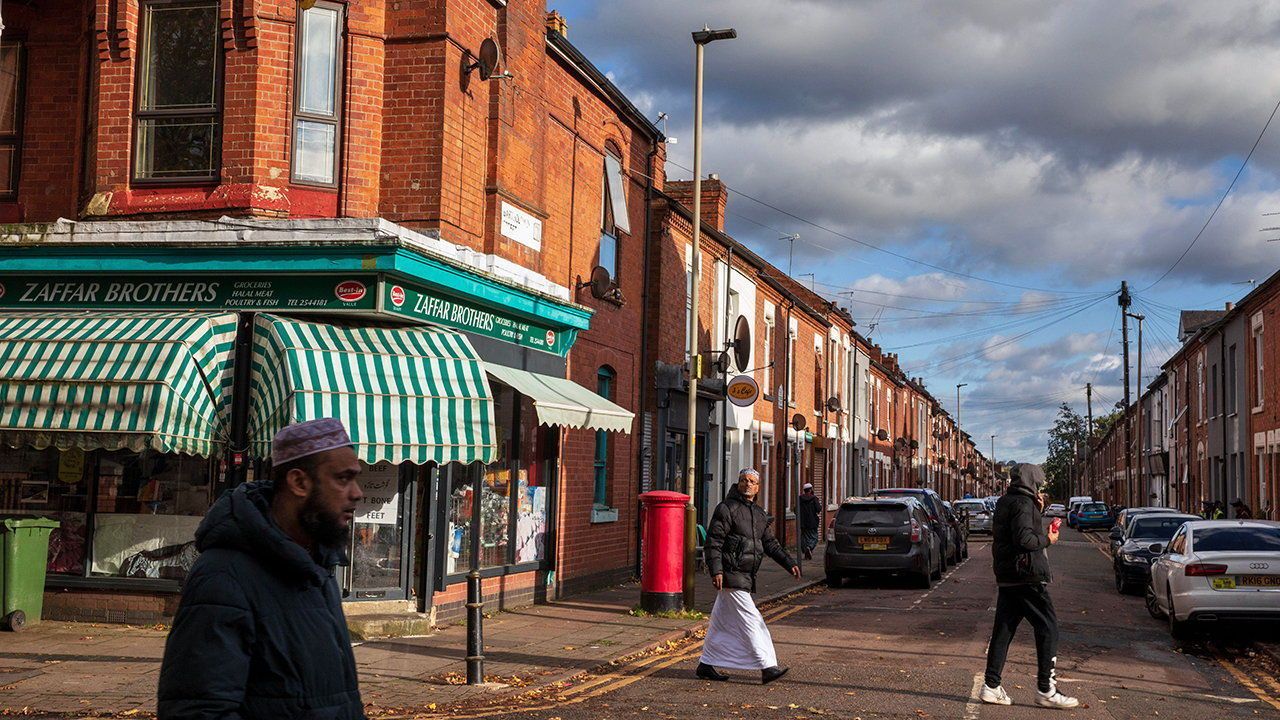 Highfields area of Leicester.