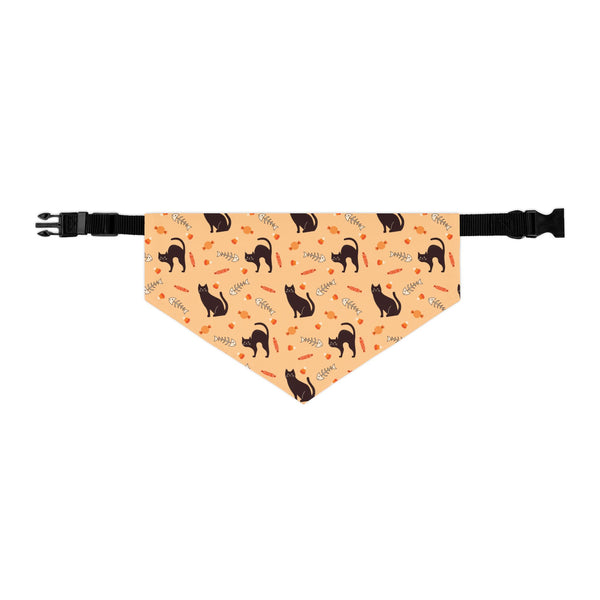 Cat Halloween Bandana Collar