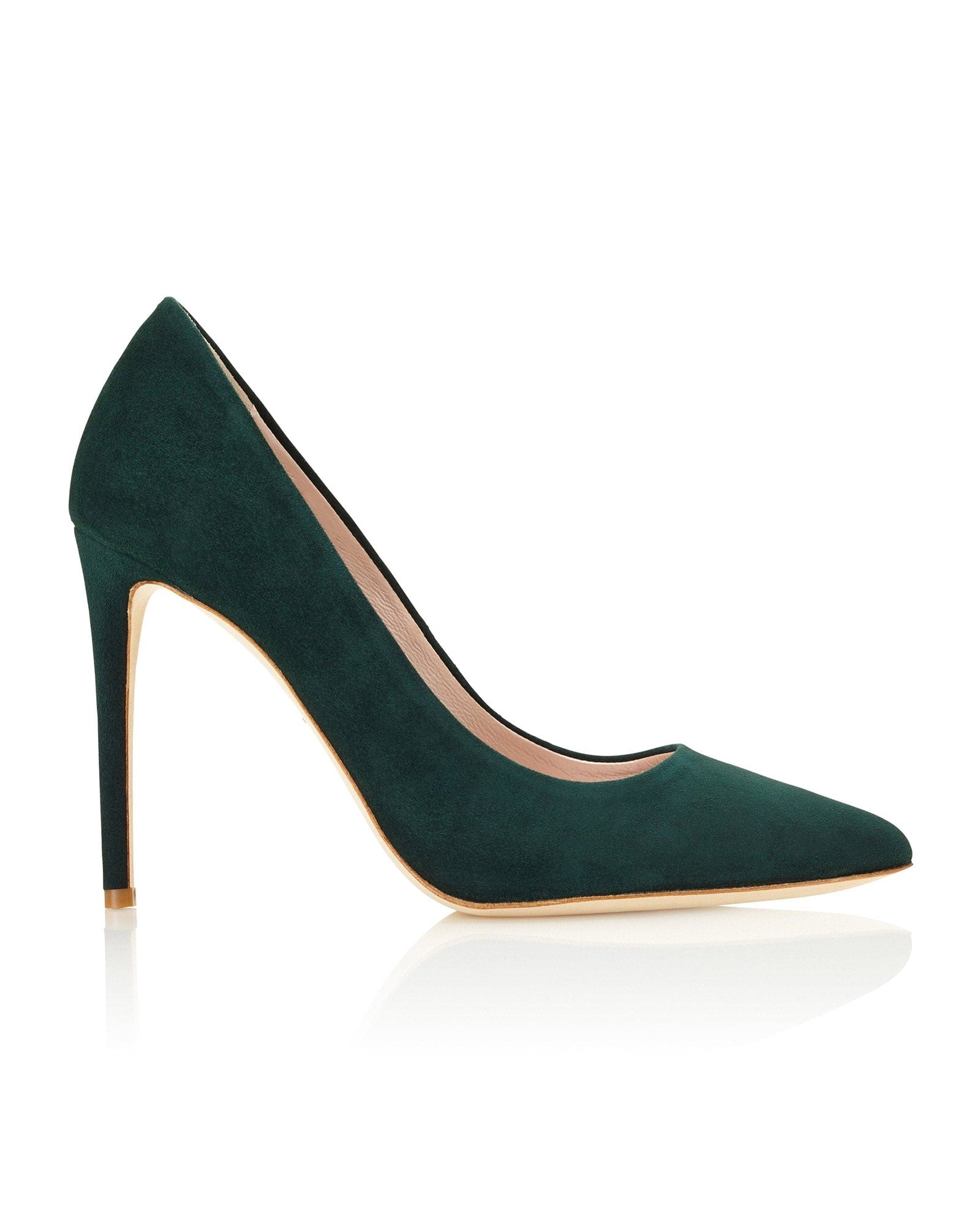 Rebecca Greenery Fashion Shoe Dark Green Court Shoe  image