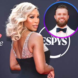 Serena Williams and Harrison Butker