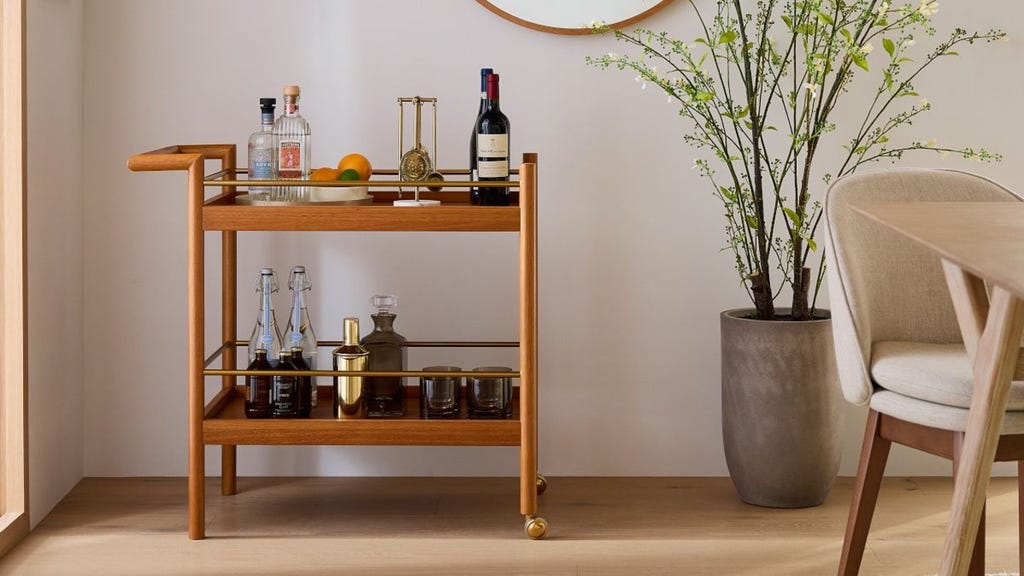 best bar carts and cabinets 2023