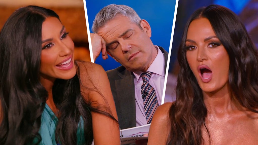 Andy Cohen seems exhausted by Monica Garcia and Lisa Barlow on The Real Housewives of Salt Lake City season 4 reunion