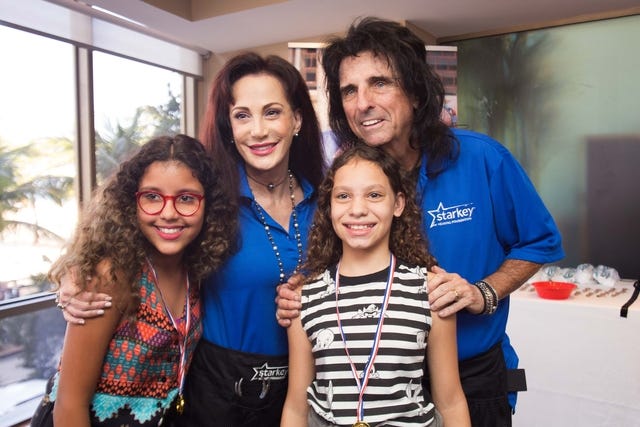 Alice Cooper at Starkey Hearing Foundation Event in Rio