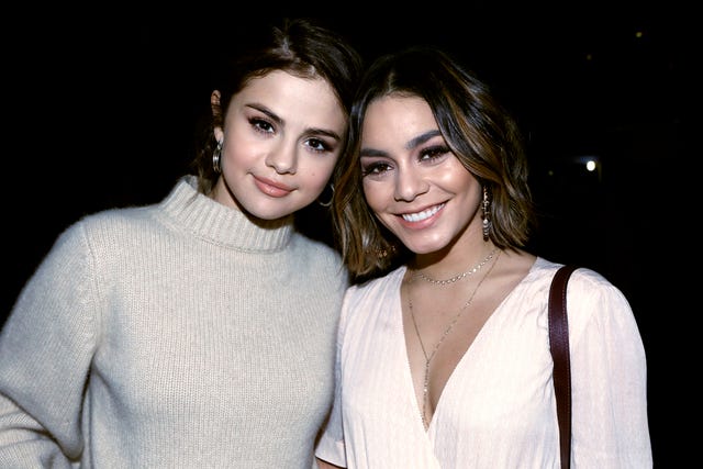 Selena Gomez and Vanessa Hudgens at Somos Live!