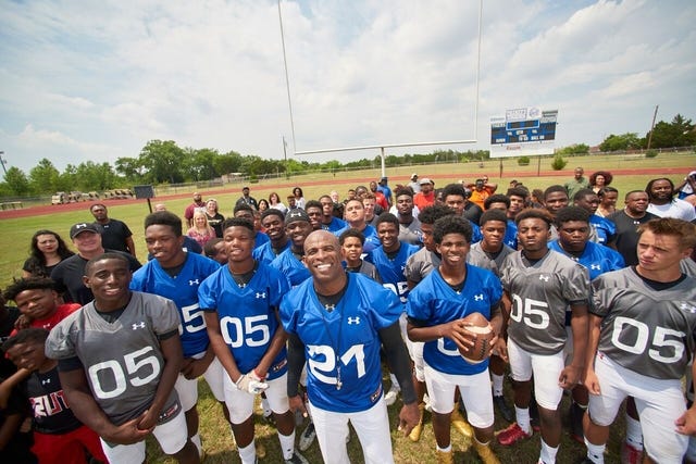 Deion Sanders with Stand Together