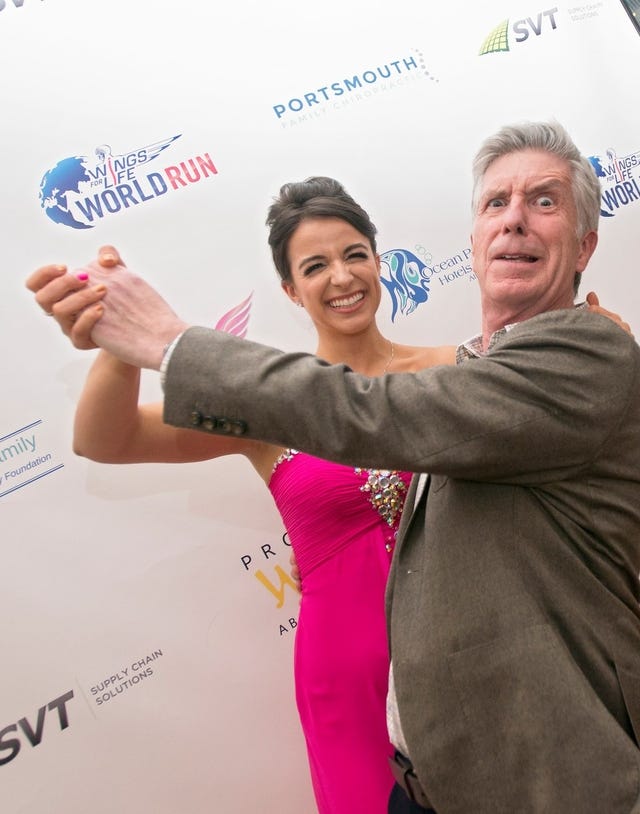 Victoria Arlen and Tom Bergeron