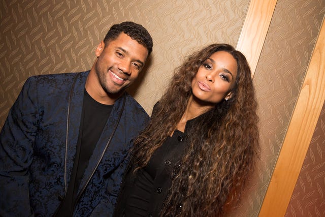 Ciara and Russell Wilson