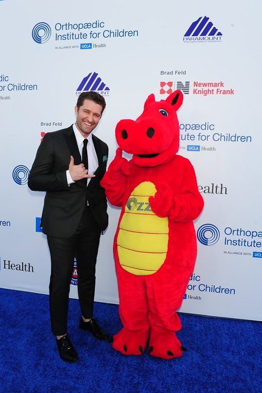 Matthew Morrison at orthopedic event