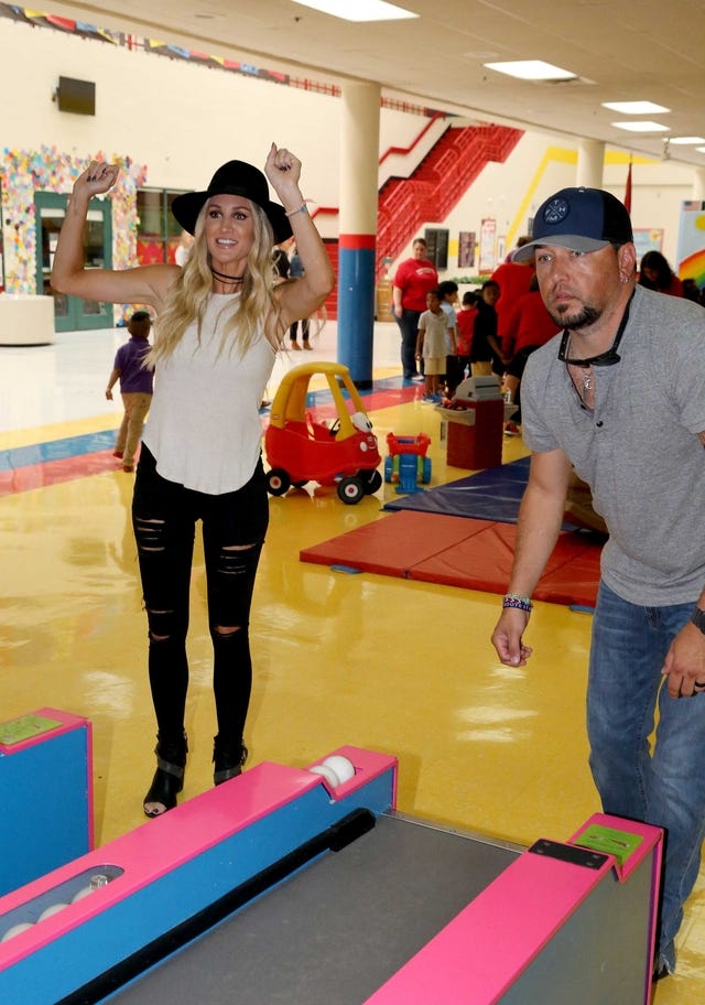 Jason and Brittany Aldean at the Vera Bradley fundraiser in Nashville, Kansas on Aug. 27