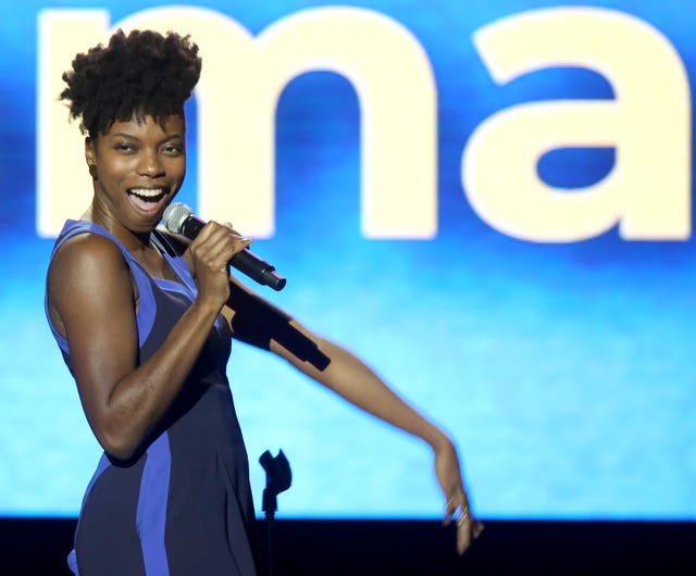 Sasheer Zamata at myeloma event