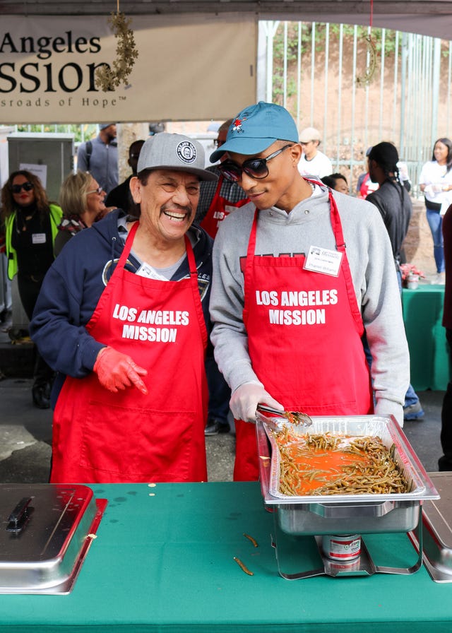 Danny Trejo and Pharrell Williams