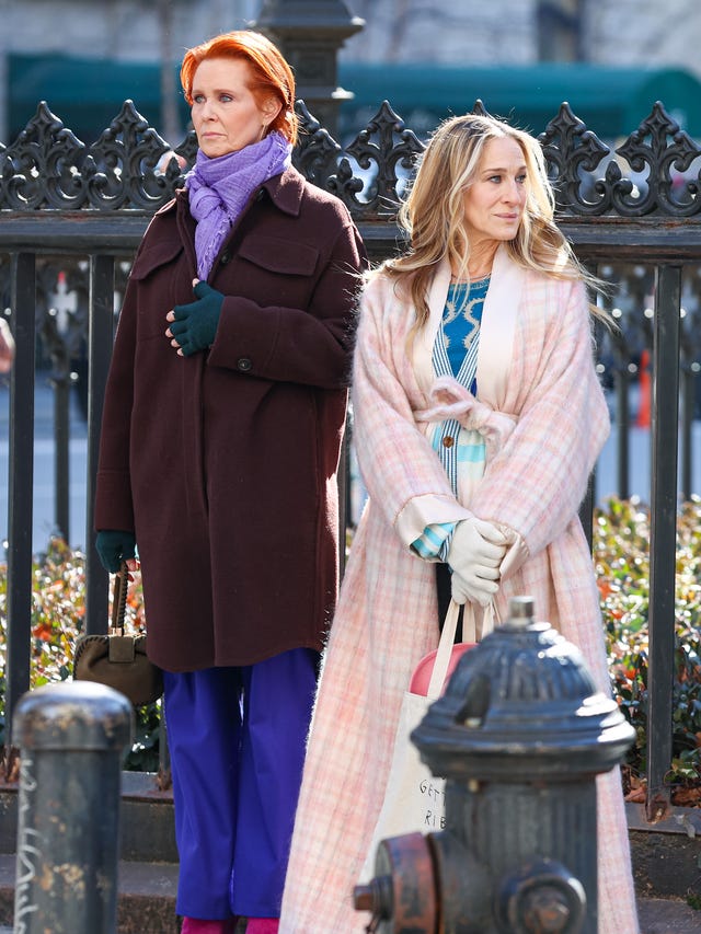 Cynthia Nixon and Sarah Jessica Parker