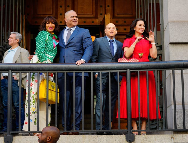  Nicole Ari Parker, Christopher Jackson, Evan Handler and Kristin Davis