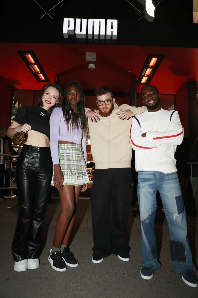 Iris Apatow, Zaya Wade, Angus Cloud, and Caleb McLaughlin