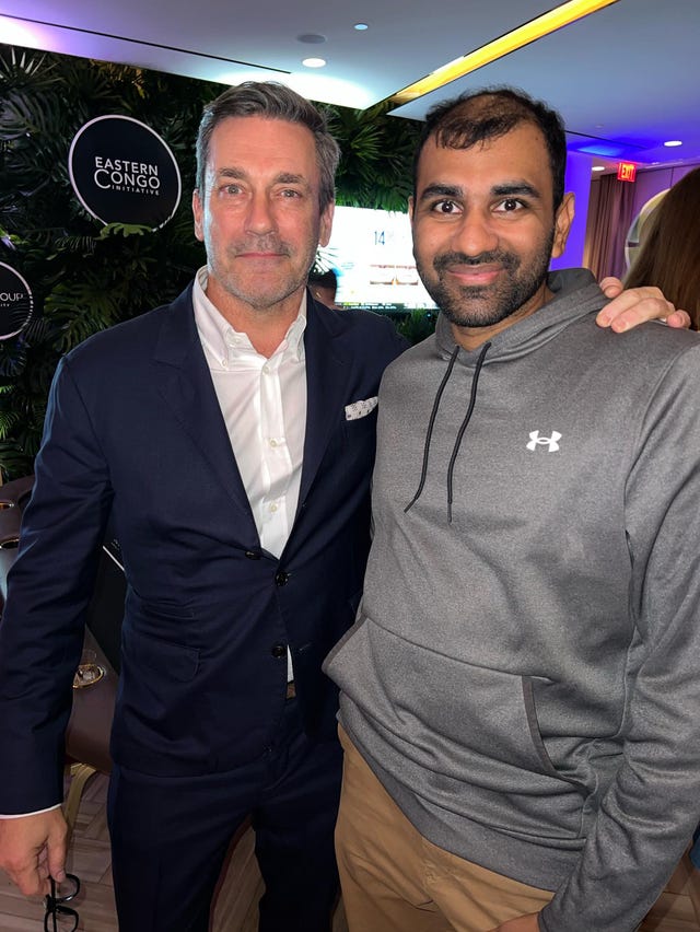 Jon Hamm and Nitish Kannan