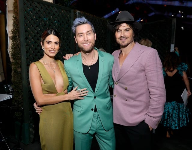 Nikki Reed, Lance Bass, and Ian Somerhalder