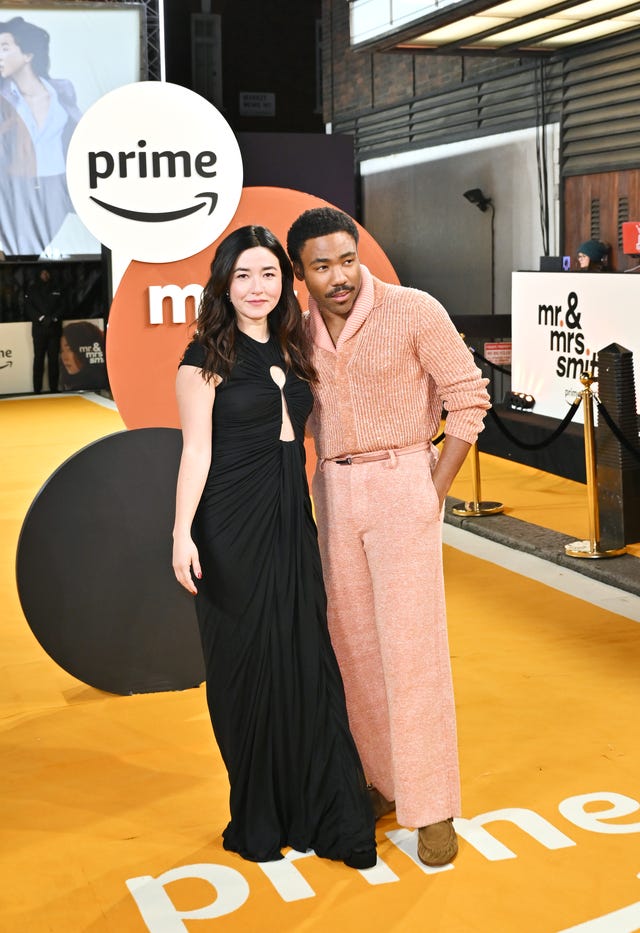 Maya Erskine and Donald Glover