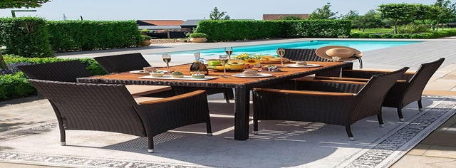 Devoko 7-Piece Outdoor Patio Dining Set