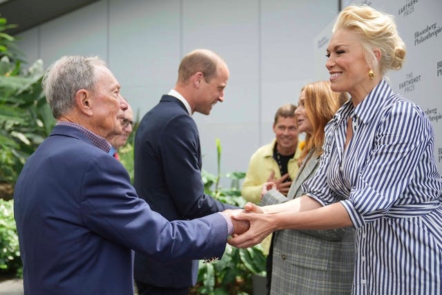 Hannah Waddingham and Prince William