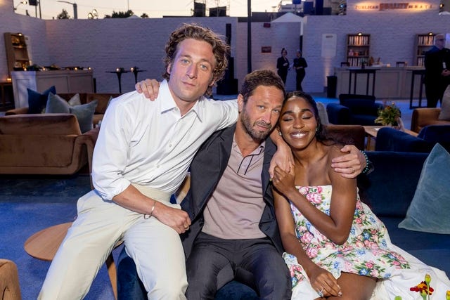 Jeremy Allen White, Ebon Moss-Bachrach and Ayo Edebiri 