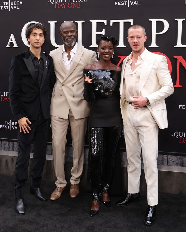 Alex Wolff, Djimon Hounsou, Lupita Nyong'o, and Joseph Quinn