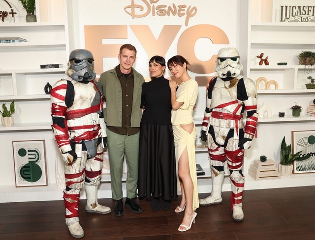 Hayden Christensen, Rosario Dawson and Natasha Liu Bordizzo