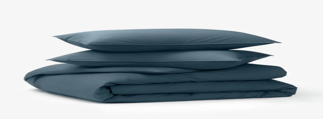 Percale Duvet Cover Set, Full/Queen