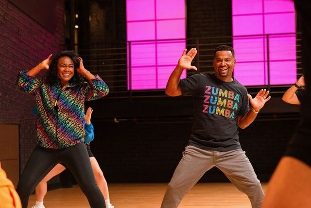 Tatyana Ali and Alfonso Ribeiro