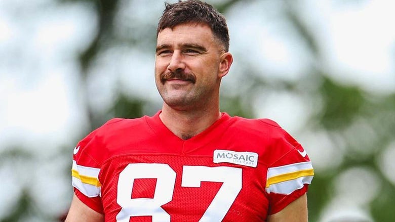 Travis Kelce Rocks New Look at Training Camp After Attending Taylor Swifts Eras Tour