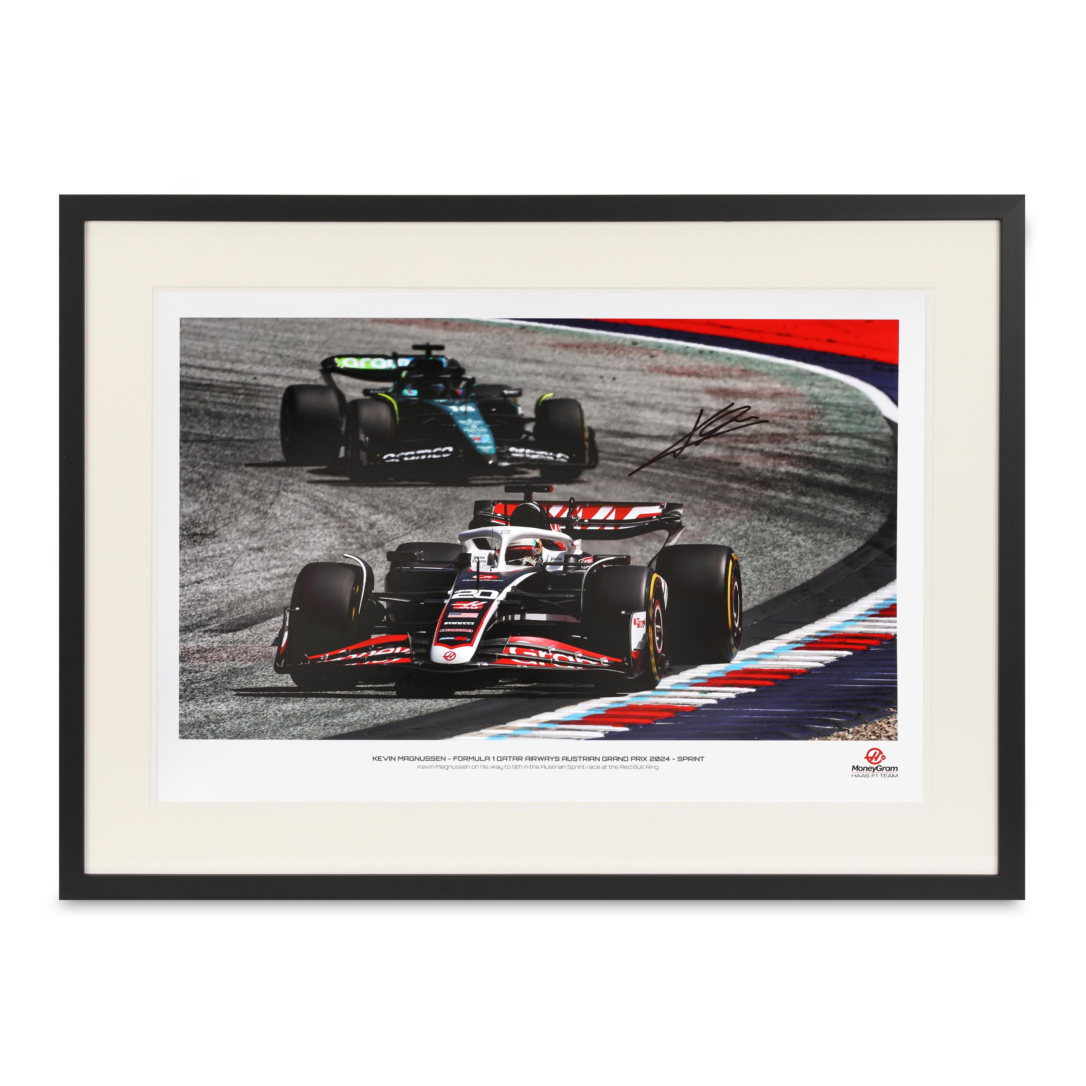 Kevin Magnussen 2024 Haas Signed Photo- Austrian GP Sprint Race