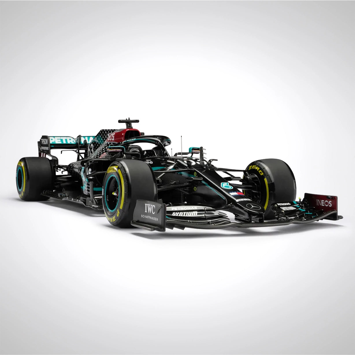 George Russell 2020 Mercedes-AMG Petronas F1 Team W11 EQ Performance 1:18 Scale Model - Sakhir GP