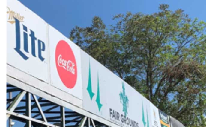 Fair Grounds Starting Gate with Partner logos