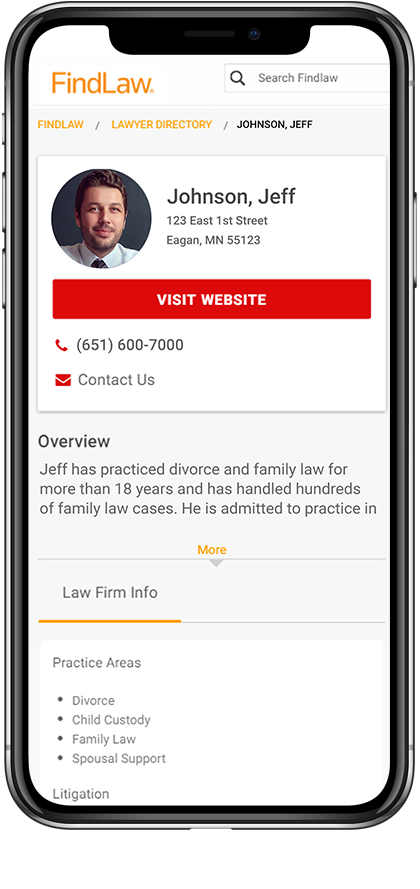 Mobile-friendly attorney websites