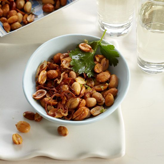 Fried Peanuts with Asian Flavors