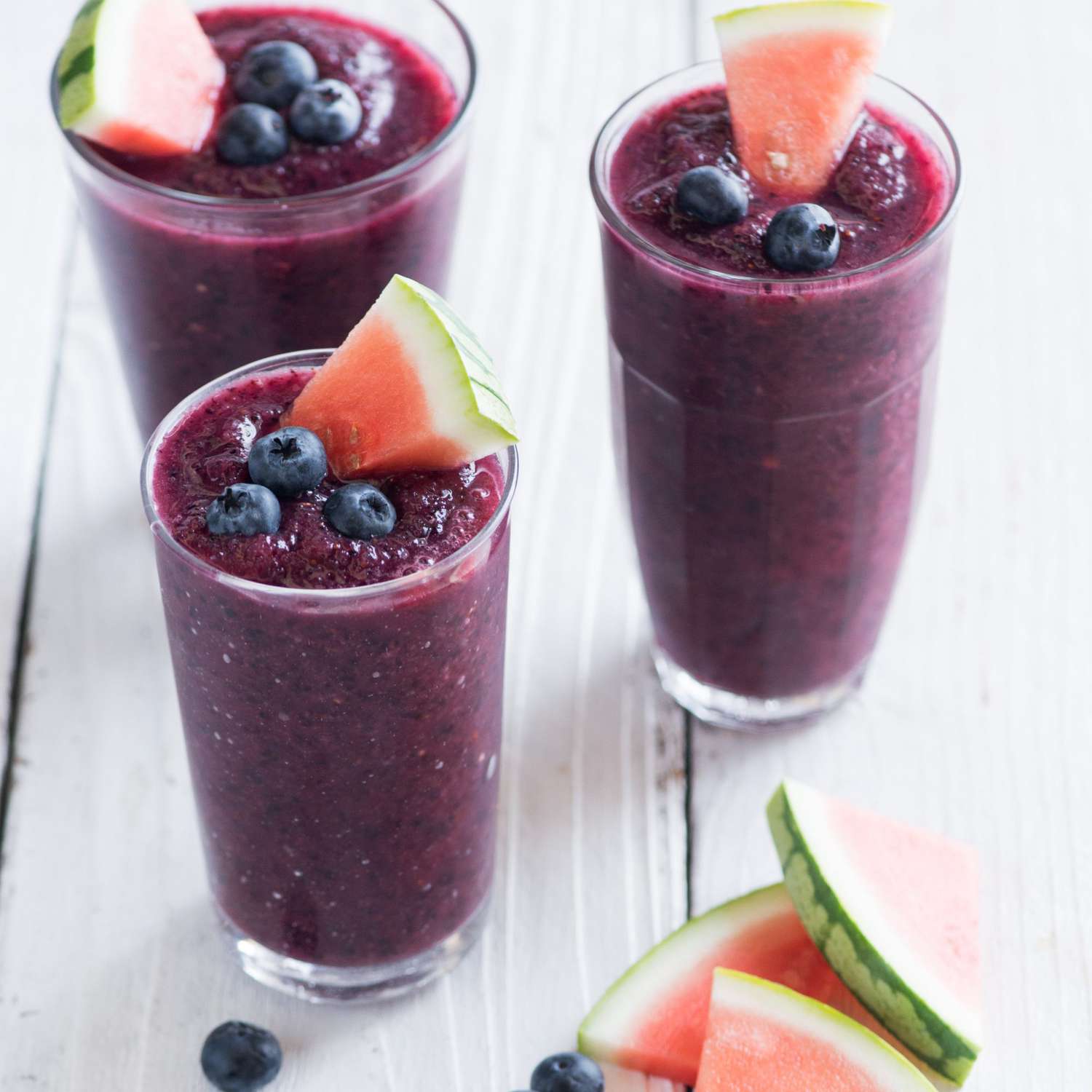 Blueberry and Watermelon Slushie