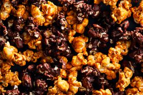 Black-and-Tan Chocolate Popcorn