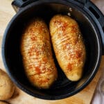 Air Fryer Hasselback Potatoes