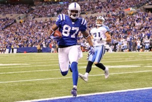 Reggie Wayne dominates when seeing blue