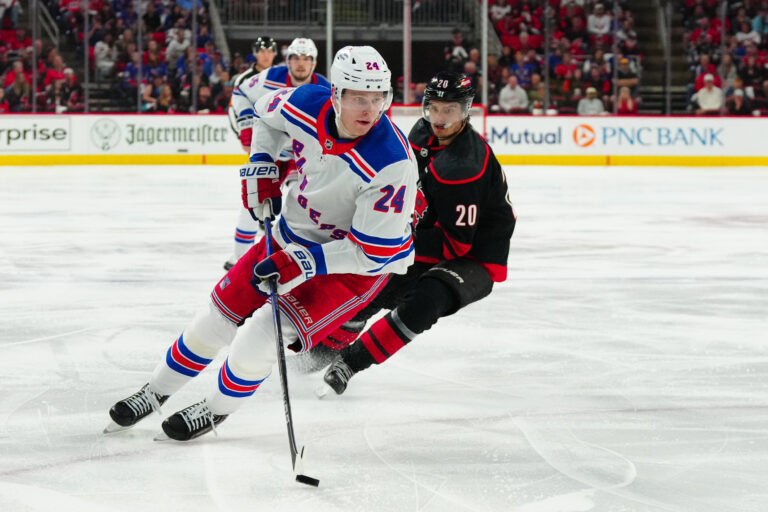 NHL: Stanley Cup Playoffs-New York Rangers at Carolina Hurricanes