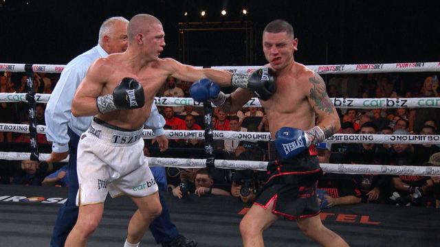 Violent Tszyu flurry ENDS Mazoudier