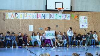 Die Berkersheimer Grundschule als Radiosender