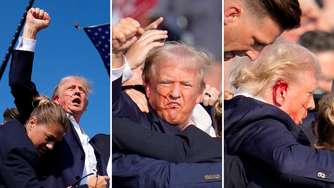 Das Trump-Attentat in Bildern: Schüsse, Chaos und ein blutender Ex-Präsident