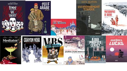 MARJANE SATRAPI, L'ICONOCLASTE / ASAF HANUKA, STEINKIS / NICOLAS WILD, LA BOITE A BULLES / KATE BEATON, CASTERMAN / TITWANE, ALBIN MICHEL / (FRANCOIS DUPRAT, DELCOURT / GUY LE BESNERAIS, STUDIOFACT / CHRISTOPHE GIRARD, STEINKIS / IGORT, FUTUROPOLIS / JEFF POURQUIE, LA REVUE DESSINEE-DELCOURT / RENAUD ROCHE, DEMAN)