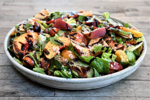 Fattoush With Peaches