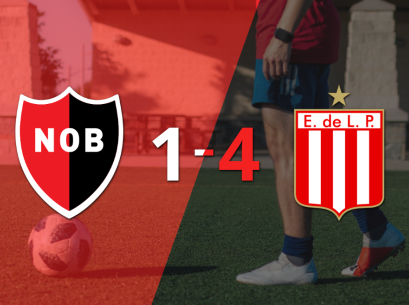 Estudiantes logra remontada y goleada ante Newell`s