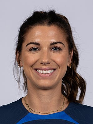 A headshot of Alex Morgan.